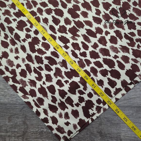 J.Crew Animal Print Pencil Skirt Size 4 - Picture 4 of 5